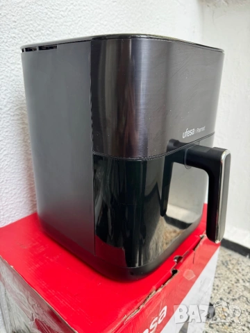 Фритюрник с Горещ Въздух Еърфрайър с Пара Ufesa Parrot, 6L, 1800W – Двойно Нагряване и 10 Програми!, снимка 2 - Фритюрници - 54486121