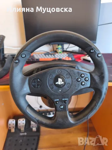 Playstation 4 fat с волан thrustmaster T80 ,един джойстик., снимка 4 - PlayStation конзоли - 55599044