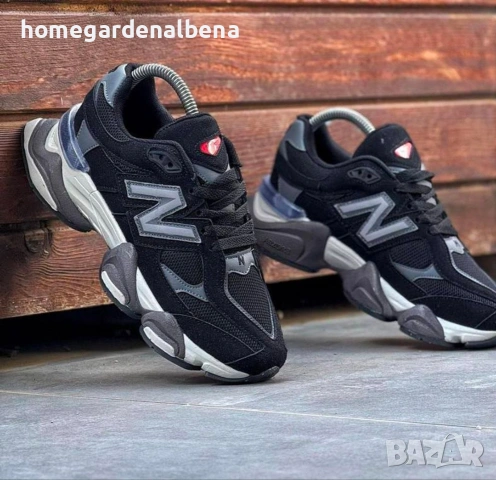 Маратонки New Balance 9060 черно сиво дамски 36 37 chunky sole, снимка 2 - Маратонки - 54402608