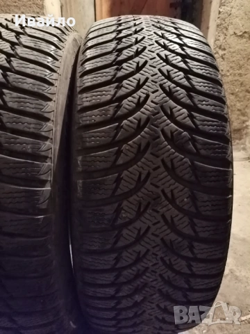 Продавам 4 броя зимни гуми 205.55.16 на 1 сезон дот 2021 KUMHO , снимка 2 - Гуми и джанти - 54460921