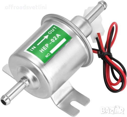 Електрическа горивна помпа 12V 3–6 PSI за карбуратор Kubota