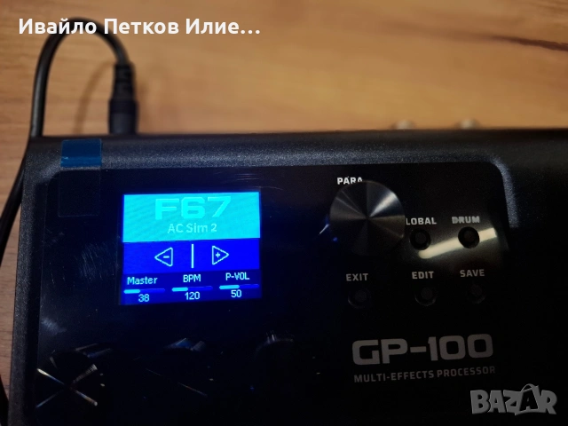 Valeton GP-100 Мулти-ефект, снимка 4 - Китари - 55014671