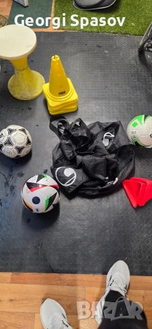 Футболни топки,конуси,торба за футбол, снимка 8 - Футбол - 54243234