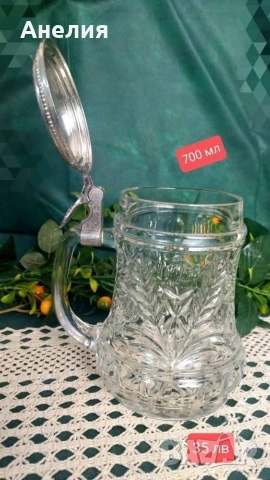 Халби за бира с калаен капак, снимка 3 - Чаши - 54563593