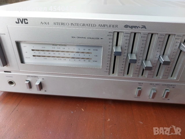 Усилвател JVC A-X4, снимка 2 - Ресийвъри, усилватели, смесителни пултове - 54573457