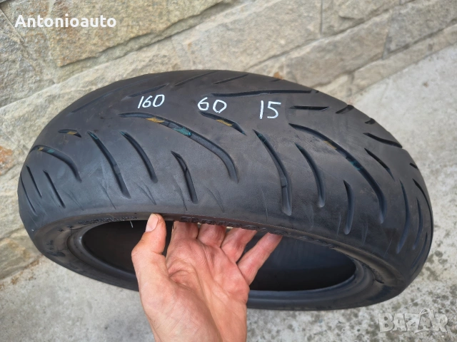 160 60 15 задна гума за скутер BRIDGESTONE Battlax Sport Touring T31 67H , снимка 2 - Гуми и джанти - 55125424