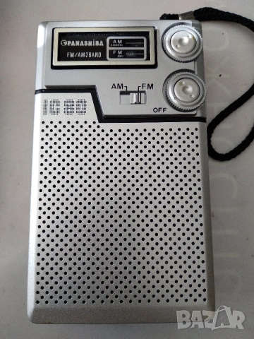 Ретро AM/FM радио PANASHIBA IC80, снимка 4 - Радиокасетофони, транзистори - 54734701