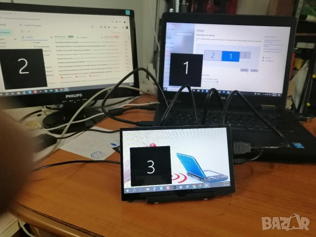 7 инча HDMI монитор, 800x480 LCD екран, мини, малък монитор, снимка 8 - Монитори - 54104911