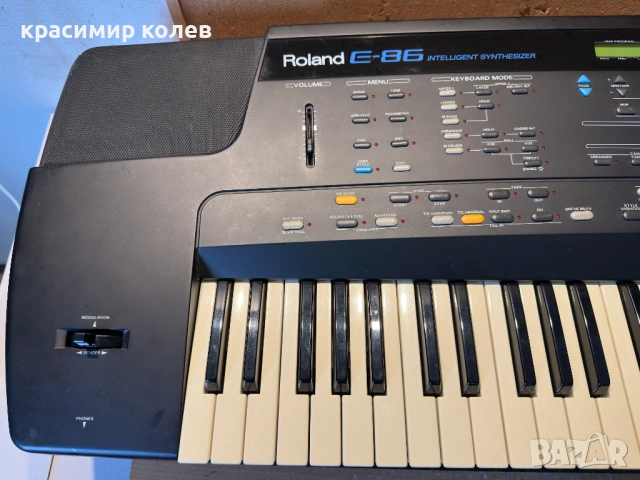 синтезатор "ROLAND E-86", снимка 3 - Синтезатори - 54275388