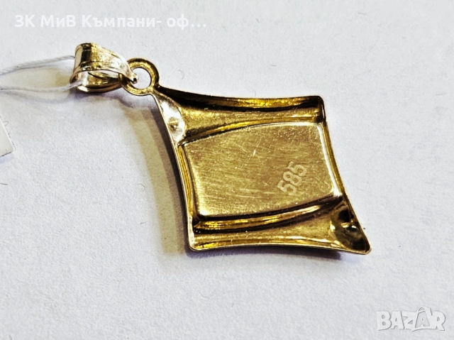 Златна висулка Богородица 1.1гр 00424-26/3, снимка 3 - Колиета, медальони, синджири - 54068140