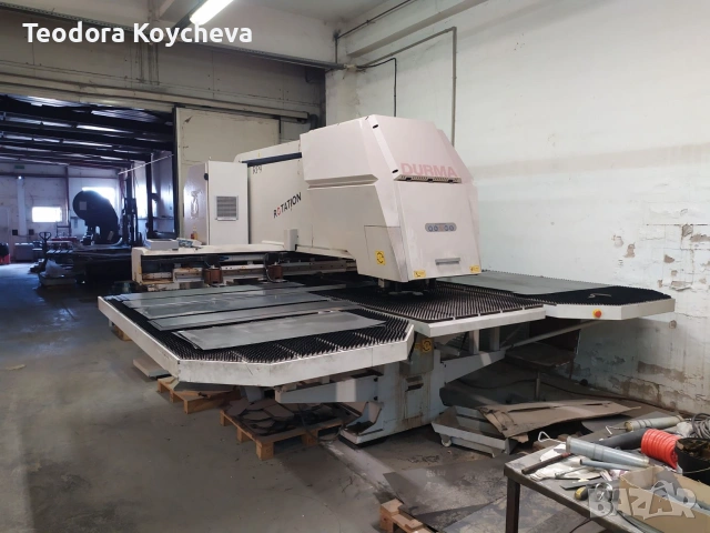 Щанца с ЦПУ DURMA RP 9, снимка 5 - Други машини и части - 55178948