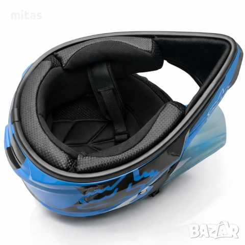 Кросова каска FOX V2, Full Face, DOT Сертификат, Размер: XL, снимка 11 - Части за велосипеди - 52381970