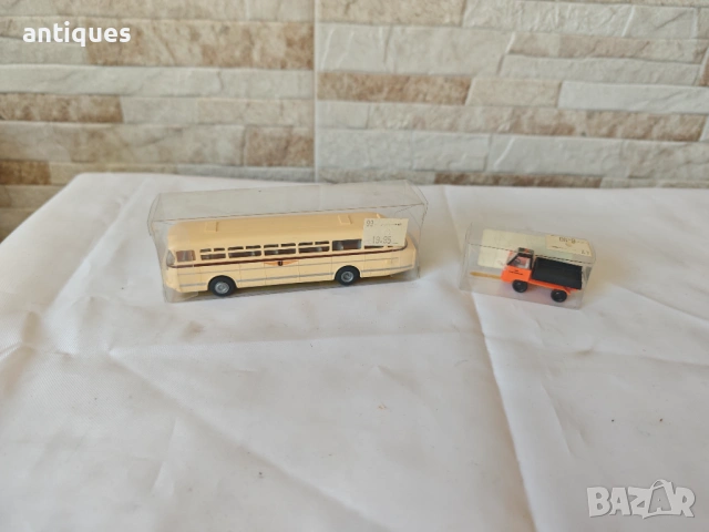 Автобус IKARUS 66 и камион BVB - умалени модели - Made in Germany, снимка 2 - Антикварни и старинни предмети - 54763199