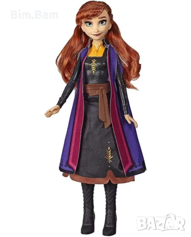 Кукла Анна със светеща рокля FROZEN II Disney / Hasbro , снимка 2 - Кукли - 55432360
