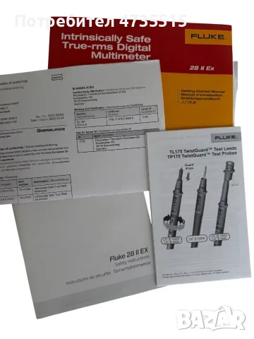 Fluke 28 II Ex Цифров мултиметър, снимка 6 - Друга електроника - 55690214
