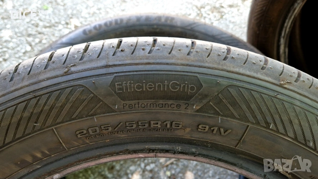 7мм+ 205/55/16 летни гуми Goodyear EfficientGrip Performance 2. 2022, снимка 11 - Гуми и джанти - 54526942