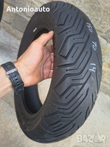 150 70 14 michelin city grip 2 задна гума гуми скутер, снимка 2 - Гуми и джанти - 55145855