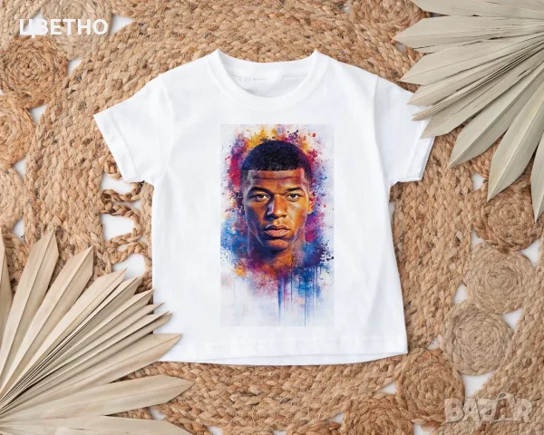 ⚽ Тениски с Килиан Мбапе Kylian Mbappé – за всички истински фенове! 🇫🇷🔥, снимка 4 - Детски тениски и потници - 55453505