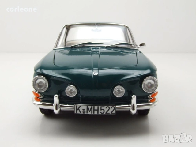 Volkswagen Karmann Ghia 1500 1963 - мащаб 1:18 на Norev моделът е нов в кутия VW, снимка 9 - Колекции - 54855189