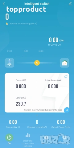 Смарт защита от пренапрежение TOMZN, напреженова защита, Smart, WiFi, снимка 3 - Друга електроника - 54076923