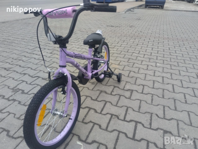 X Детски велосипед 18" PIXY лилав, снимка 9 - Велосипеди - 54395215