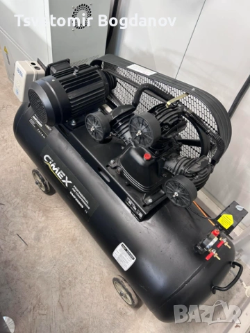 Компресор за въздух CIMEX - 200 л., 720 л./мин. / 3.0 kW ТРИФАЗЕН, снимка 4 - Други машини и части - 54095451