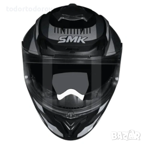 Мото каска SMK Typhoon Sparko 2026 вградени очила black/gray/white 149.90 лв. / 76.64 €, снимка 3 - Аксесоари и консумативи - 54601405