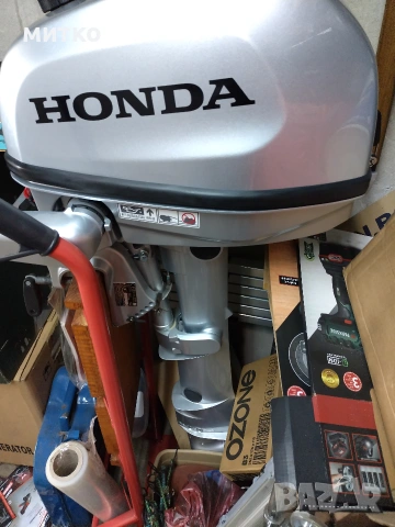 колесар за лодка knauf заедно с лодка и двигател хонда honda, снимка 2 - Екипировка - 54997626
