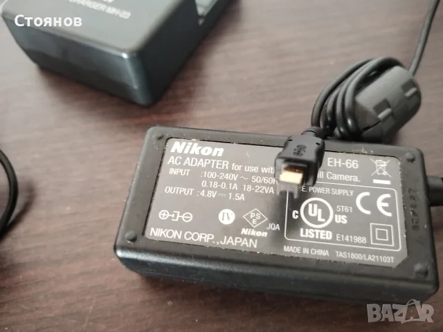 Зарядни, адаптери Nikon EH-63,Nikon EH-66,Nikon MH-23, MH-24,, MH-62, снимка 6 - Батерии, зарядни - 55414521