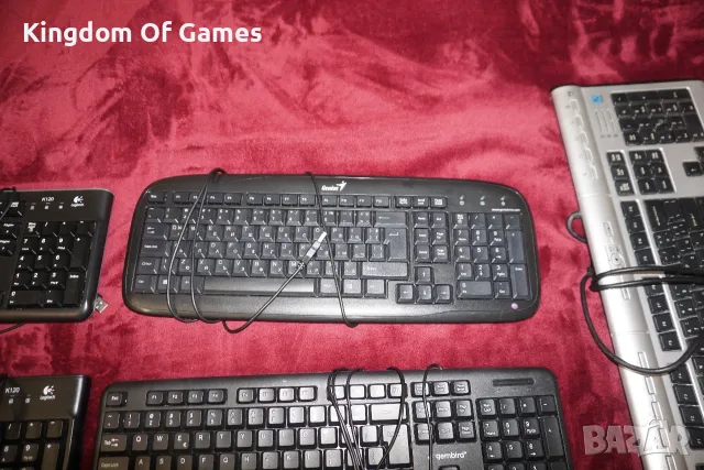 13 Клавиатури Logitech K120/Dell/Fujitsu KB410K/Gembird/Genius/A4Tech за Настолен Компютър , снимка 7 - Клавиатури и мишки - 55501007
