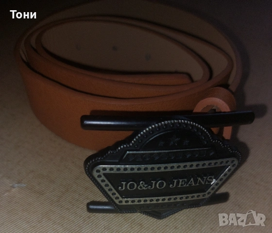 Jo & Jo Jeans Оригинал Нов Стилен Кожен Дамски Колан , снимка 8 - Колани - 55153879