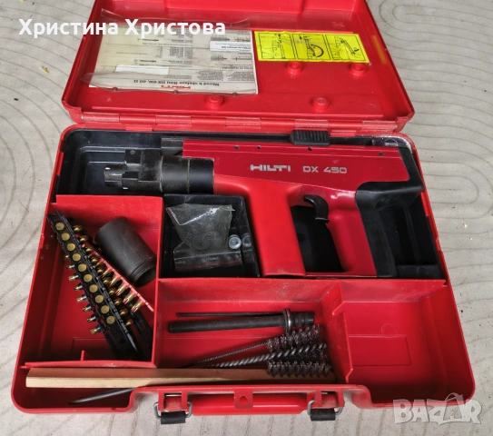 Hilti DX-450 пистолет за директен монтаж, снимка 2 - Други инструменти - 54612659
