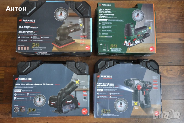 Нови Акумулаторни Инструменти Parkside 12V