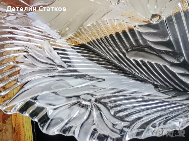 Стъклено плато, снимка 5 - Чинии - 54348114