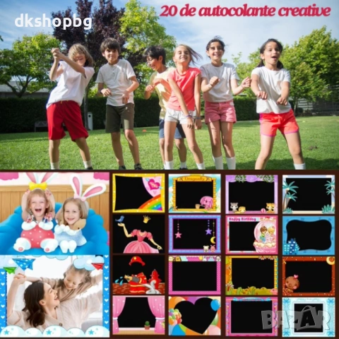 4695 Дигитален детски фотоапарат с моментален печат, 24MP резолюция и комплект  3 ролки термохартия, снимка 3 - Други - 54518746