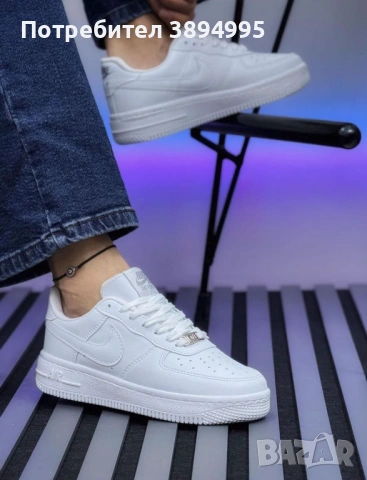 Дамски маратонки: NIKE AIR FORCE 1 (3 ЦВЯТ), снимка 2 - Маратонки - 54525681