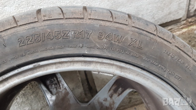 2 бр. Летни гуми 205/45/17 Continental + 2 бр. летни гуми 215/40/17 + 4 бр. летни гуми 225/45/17 , снимка 10 - Гуми и джанти - 54113131