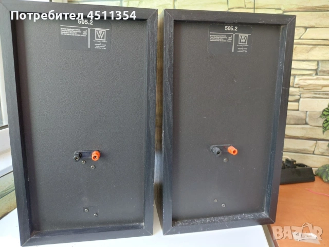 Wharfedale 505.2 2x 100w Made in England(hanmade) размери-44см/25,5см/25см, снимка 11 - Тонколони - 54986747