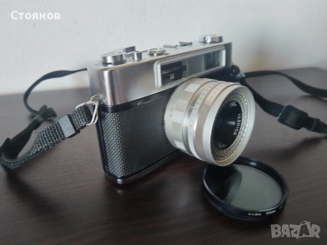 Камера YASHICA Minister III Japan, снимка 2 - Фотоапарати - 54760965