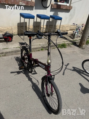 Сгъваем велосипед B'Twin Hoptown 20" – Отлично състояние
