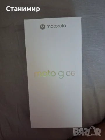 Продавам неразопакован телефон Motorola moto g 06