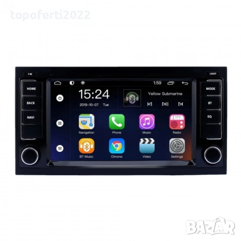 7-инчова Android мултимедия Volkswagen Touareg T5 Transporter Caravelle Multivan + CarPlay , снимка 2 - Аксесоари и консумативи - 55200946