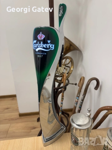 Ретро кран за бира Carlsberg, снимка 2 - Други ценни предмети - 54802873