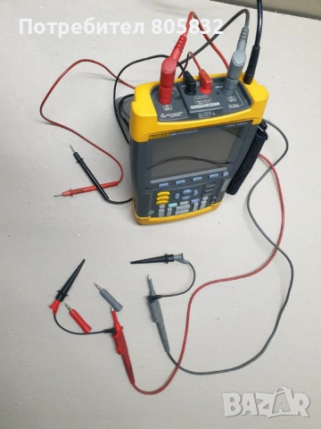 Fluke 192B ScopeMeter Digital Oscilloscope 60MHz 500Ms/s - по договаряне, снимка 7 - Друга електроника - 54180920