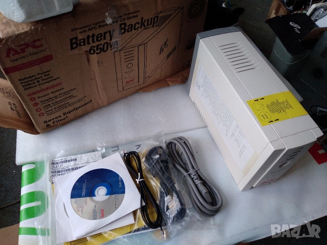 UPS, непрекъснато захранване APC 650W, снимка 3 - Друга електроника - 54936638