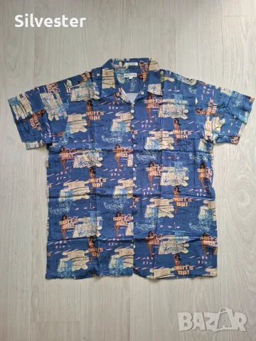 Мъжки маркови ризи с къс ръкав Pierrie Cardin 2XL и Claiborne USA  L., снимка 3 - Ризи - 54767477