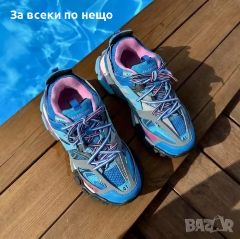 Balenciaga Track Light Blue/Pink Унисекс👟Дамски Маратонки👟Мъжки Спортни Обувки Код ch75