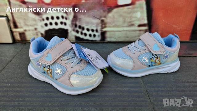 Английски детски светещи маратонки с Bluey, снимка 2 - Детски маратонки - 54445702