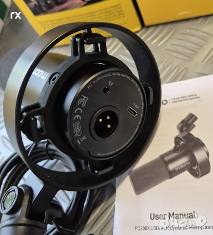 Динамичен микрофон Maono PD300X USB/XLR, снимка 4 - Микрофони - 54723351