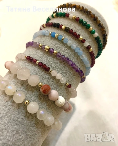 Ръчно изработени бижута от естествени камъни